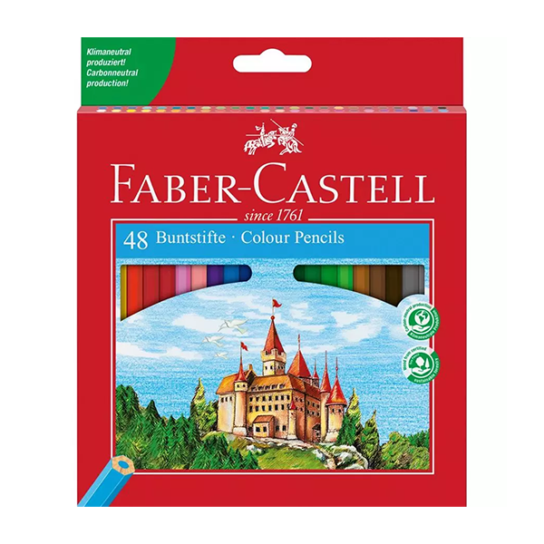 Ecolápiz color Faber-Castell estuche 48 u.