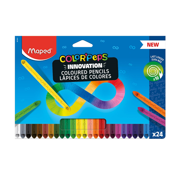 Lápices colores Maped Infinity 24 colores