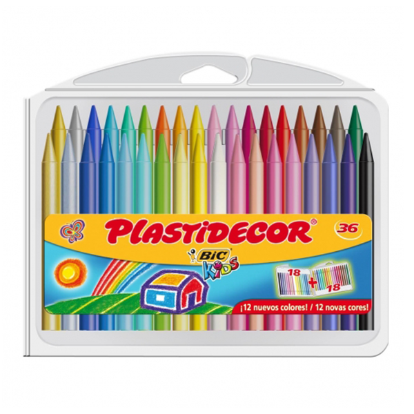 Plastidecor. Estuche 36 u.