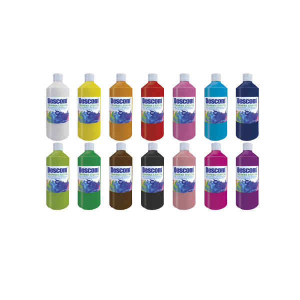 Témpera líquida Descom 500 ml