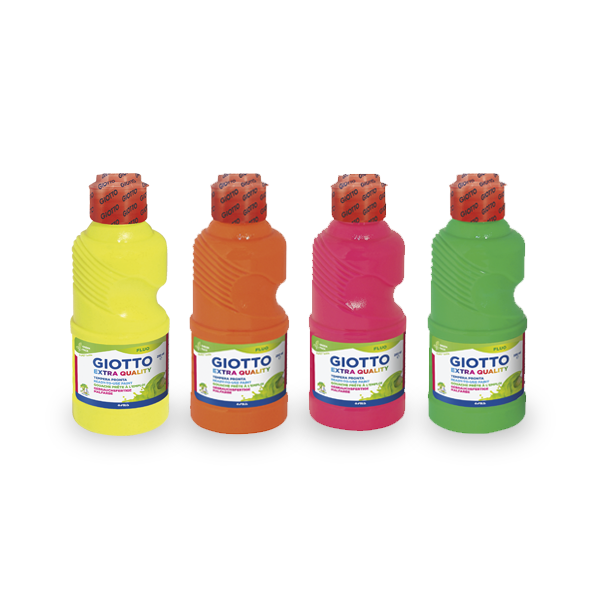 Témpera Giotto fluorescente 250 ml