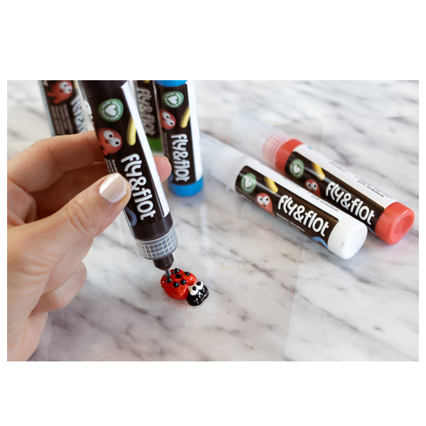 Pintura 3D Fly&Flot set 6 colores 25 ml