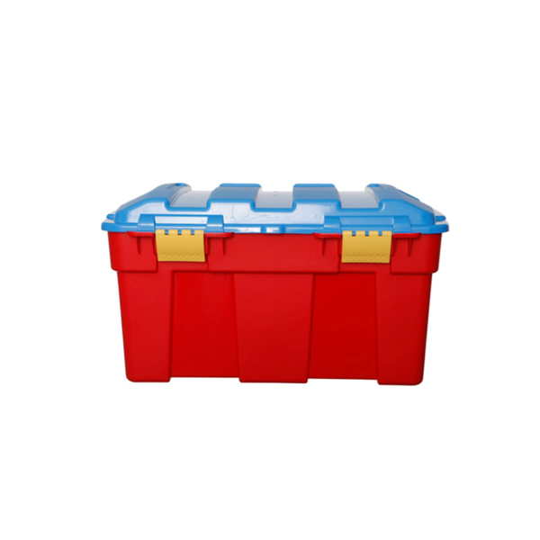 Caja 40 l con tapa con cierre clip