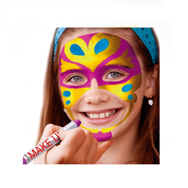 Maquillaje Play Color metalizado. 6 u. surt.