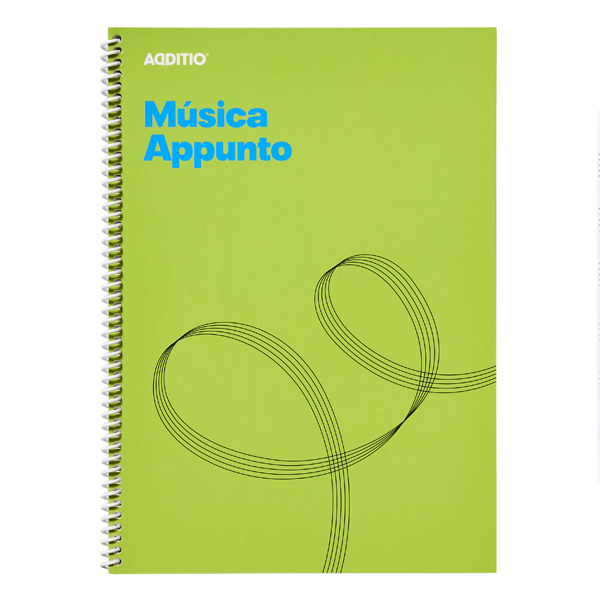 Cuaderno música secundaria appunto Additio 40 p.