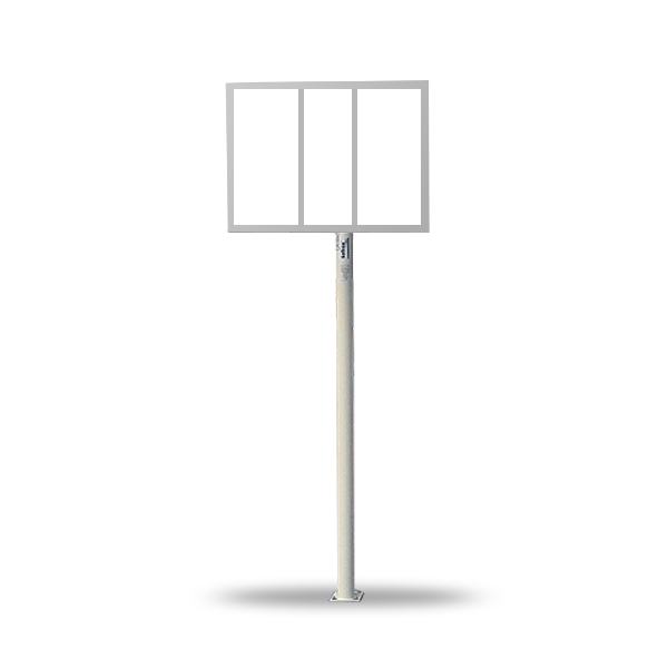 Canasta New cuadrado fijas minibasket. Juego 2