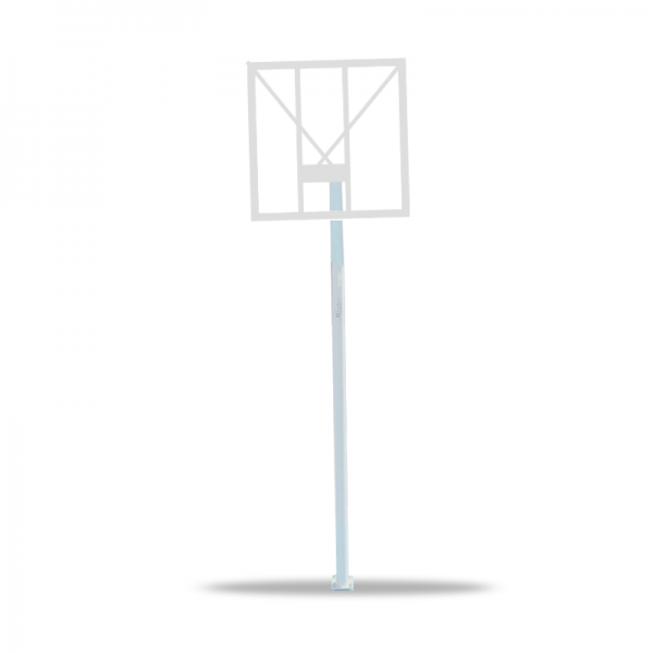 Canasta baloncesto monotubo circular fija