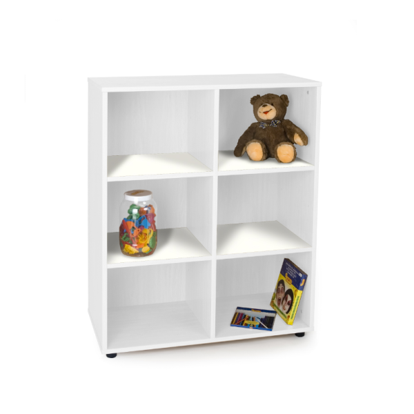 Mueble intermedio con 6 casillas