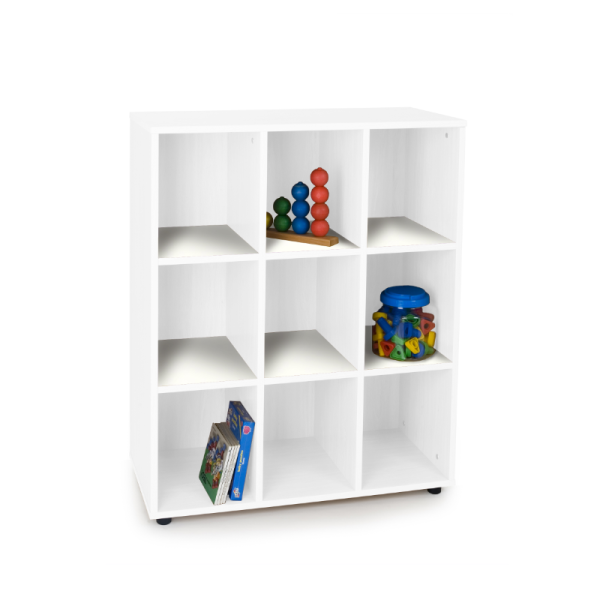 Mueble intermedio con 9 casillas