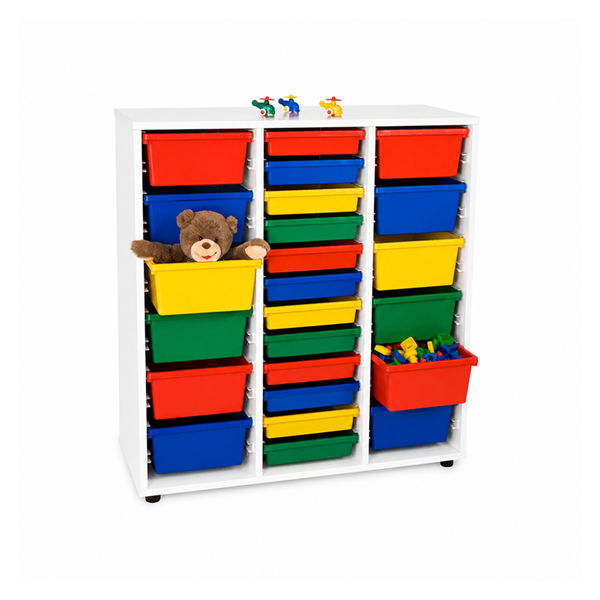 Mueble intermedio cubetero 3 columnas