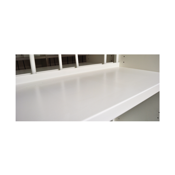 Estantes mueble Bábilon chapa con tope Blanco