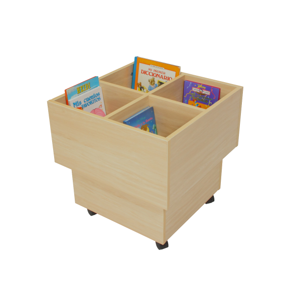 Cubo librería 60x60x60 Haya