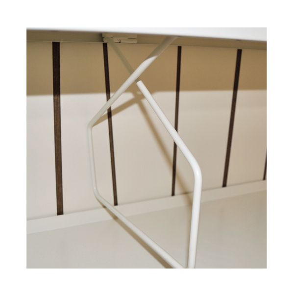 Sujetalibros mueble Bábilon varilla Blanco