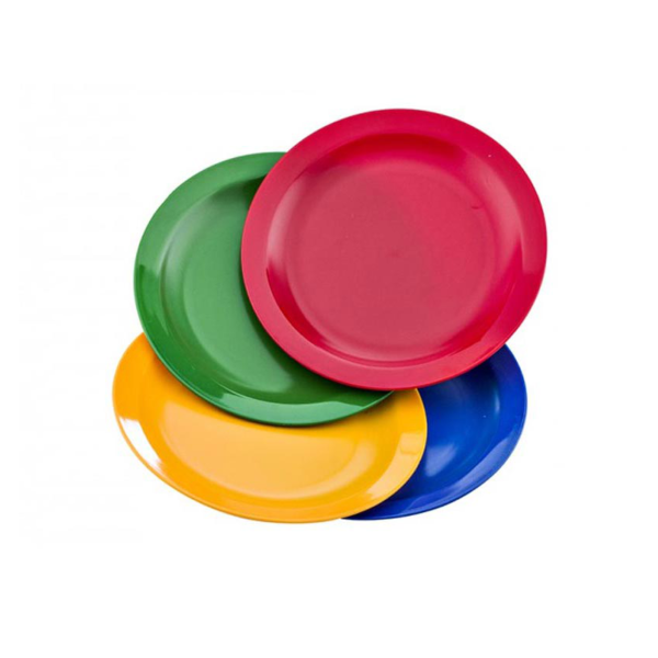 Plato llano policarbonato de Ø23 cm