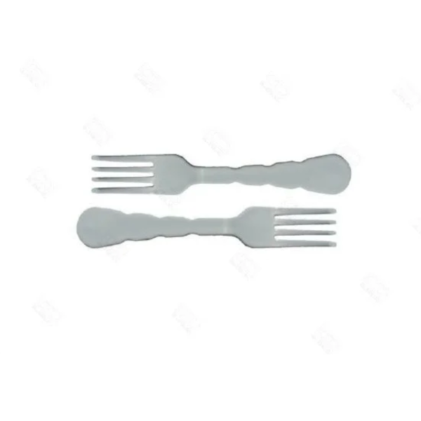 Tenedor polipropileno 17 cm Gris Perla