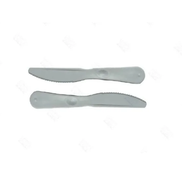 Cuchillo polipropileno 17 cm Gris Perla