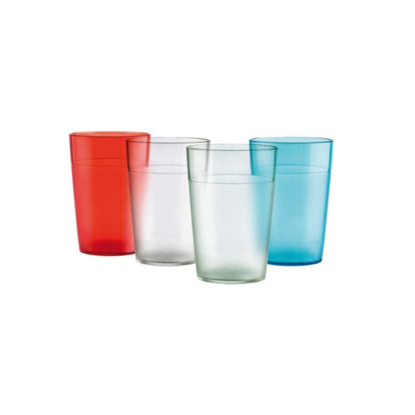 Vaso traslúcido policarbonato 250 cl.