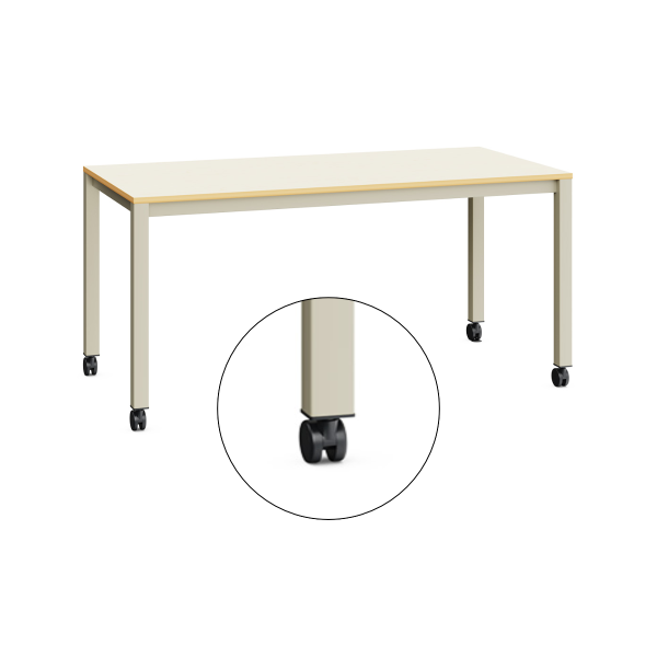 Ruedas mesa Space. Pack 4 u.
