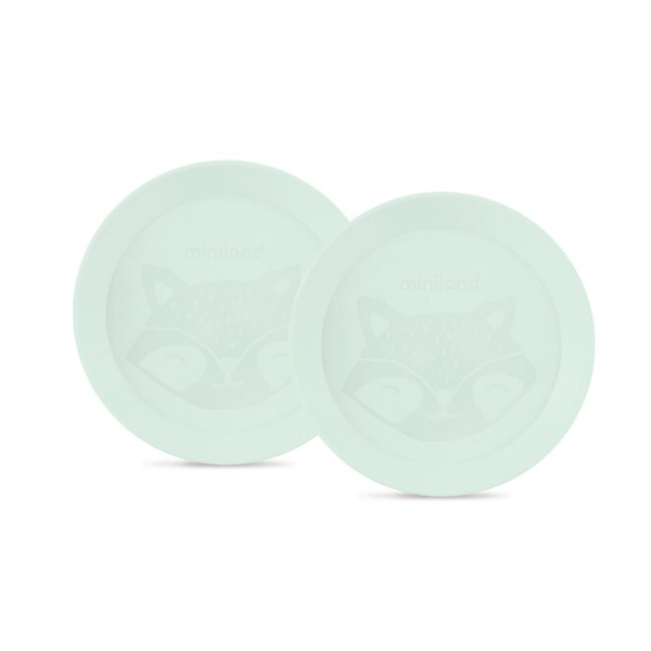 Set de platos infantiles redondos Mint