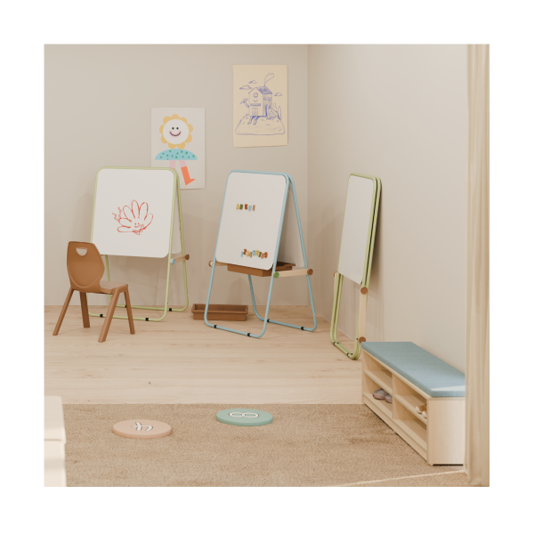 Banco infantil con almacenaje Plum