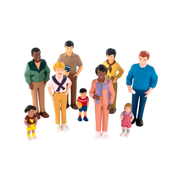 Familias mundo diversas. 9 Figuras