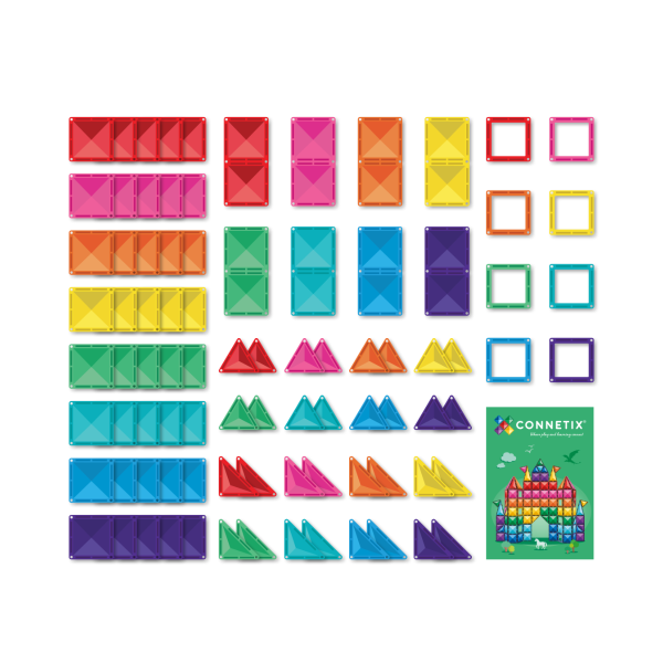 Connetix Bright Creative pack 104 piezas