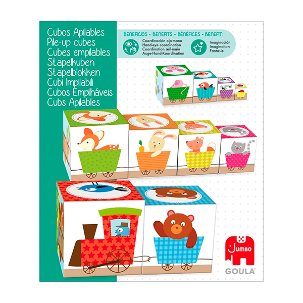 Cubos apilables Bosque