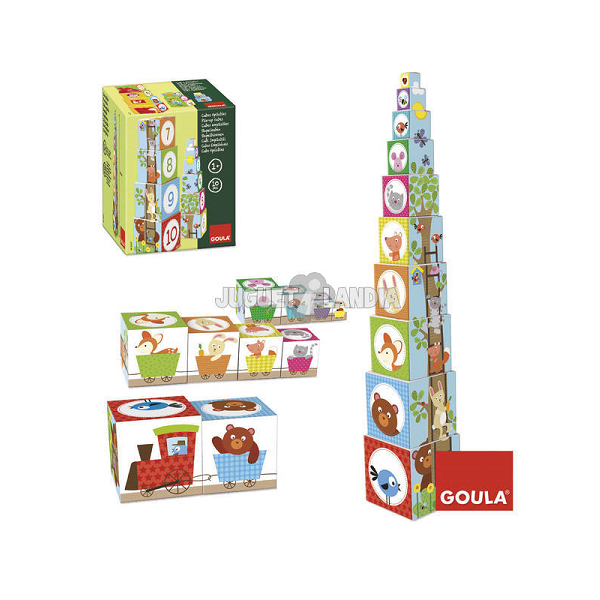 Cubos apilables Bosque