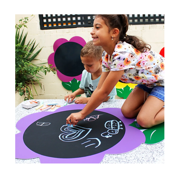 Pizarras en forma de flor. Set de 5