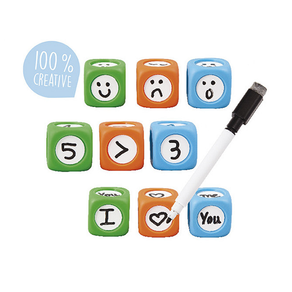 Dados reescribibles 3 u. 3,5 cm.
