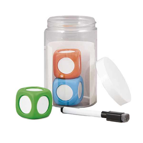 Dados reescribibles 3 u. 3,5 cm.
