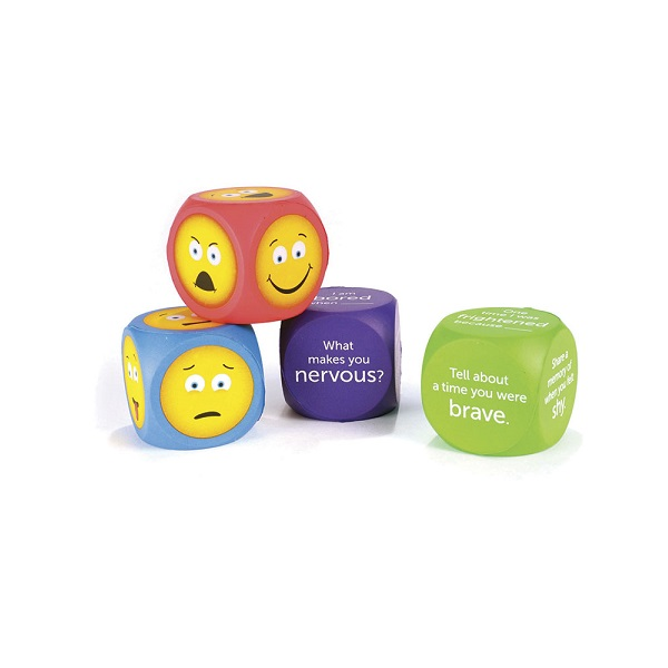 Cubos blandos de foam emojis