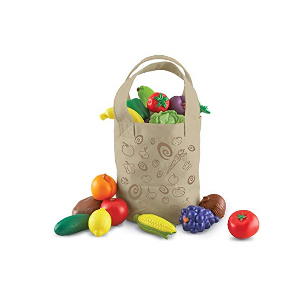 Bolsita con frutas y verduras frescas 17 piezas