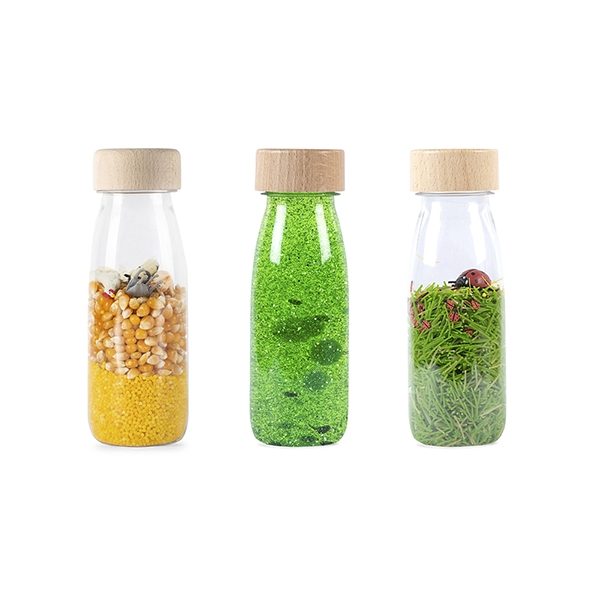 Botellas sensoriales granja y naturaleza Pack 3