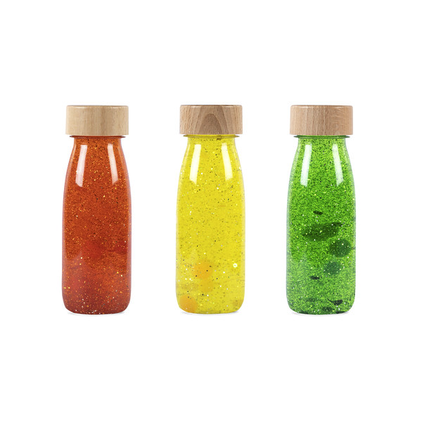 Botellas sensoriale flotante Pack 3