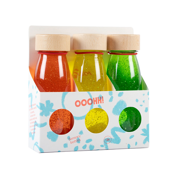 Botellas sensoriale flotante Pack 3