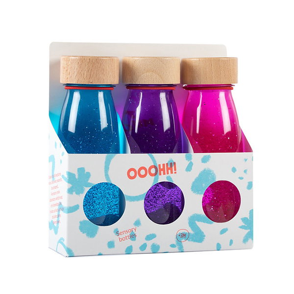 Botella sensorial flotante 2 Pack 3