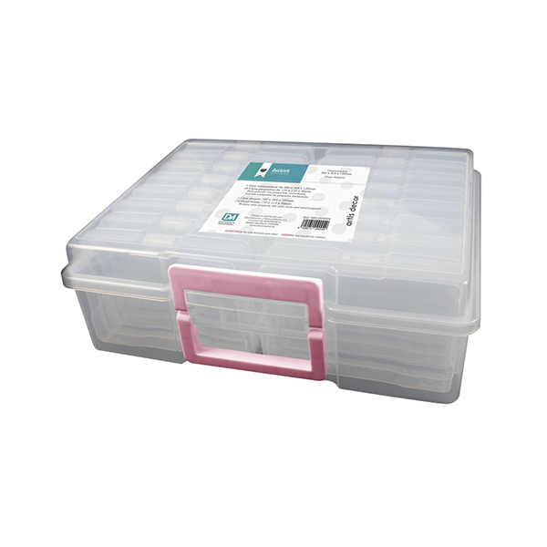 Caja almacenaje 38x30,5x12,6 cm + 16 cajas