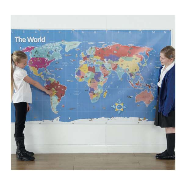 Alfombrillas mesa mapas mundo. Bee & Blue bot