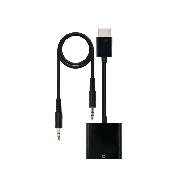 Adaptador HDMI a VGA + Audio