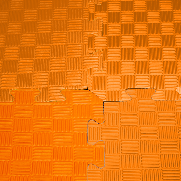 Loseta puzzle infantil 100x100x1 cm Naranja