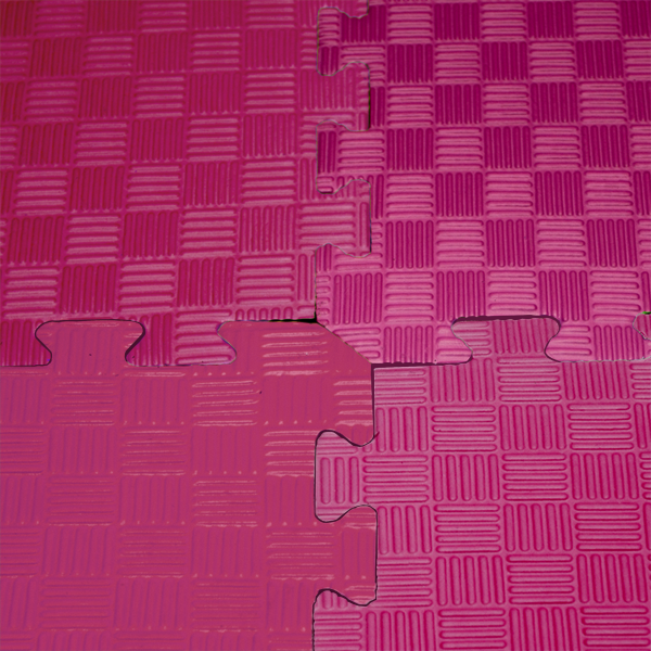 Loseta puzzle infantil 100x100x1 cm Fucsia