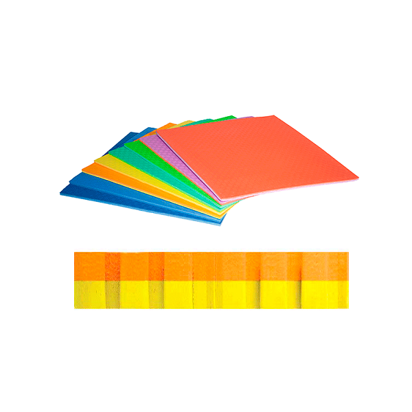 Loseta puzzle esc. Bicol. 100x100x2 cm Nar./Amar.