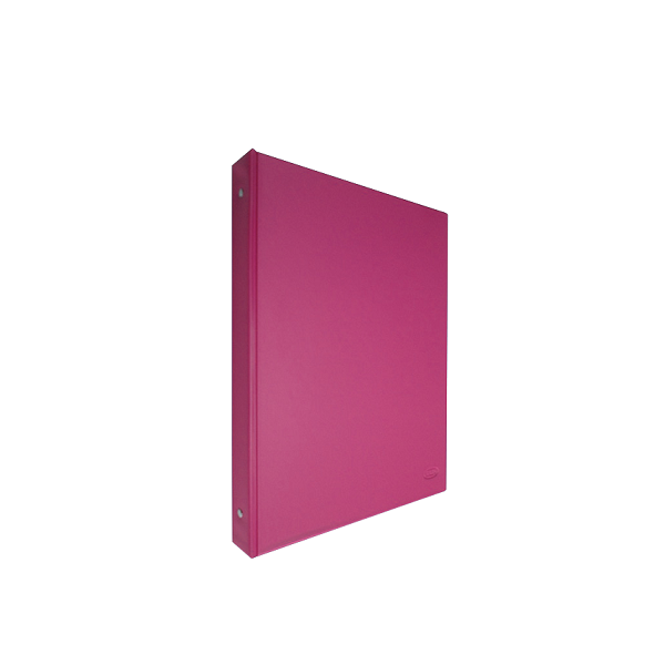 Carp. plást. Saro f° 4 anillas 25 mm Fucsia