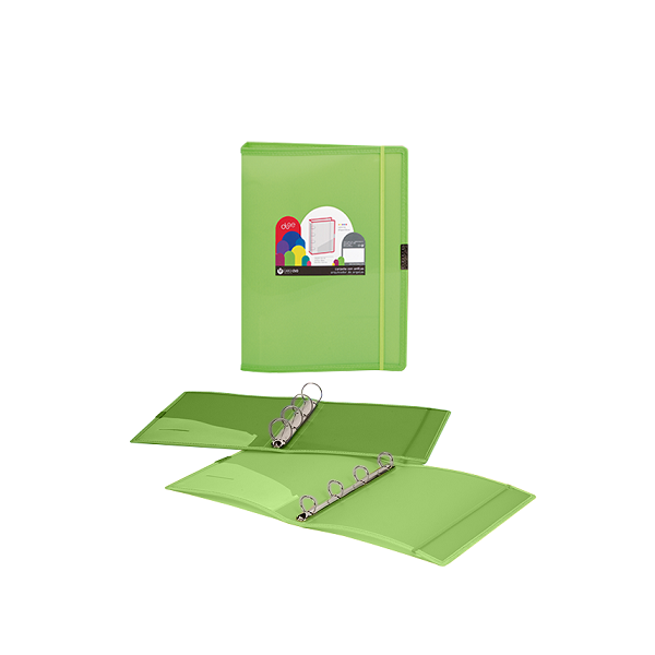 Carpeta pp. Dune 4 anillas 25 mm Verde