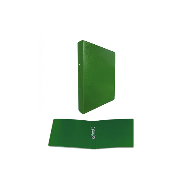 Carpeta cartón 2 anillas 25 mm Verde