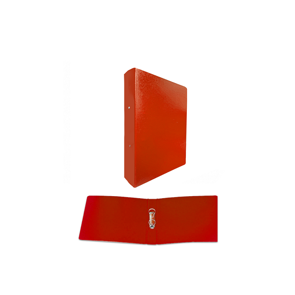 Carpeta cartón 2 anillas 40 mm Roja
