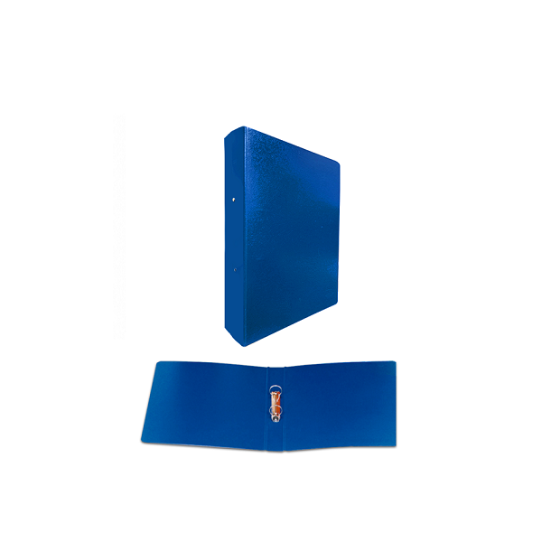 Carpeta cartón 2 anillas 40 mm Azul