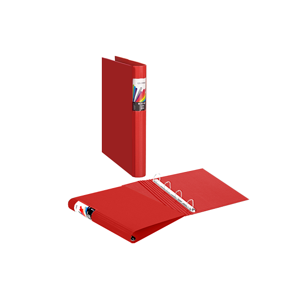 Carpeta A4 Colormax 4 anillas 25 mm Roja