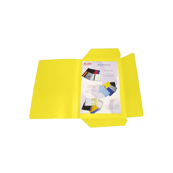 Carpeta gomas polipropileno Amarillo